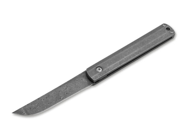 Böker Plus Wasabi Damast Einhandmesser mit Hosenclip