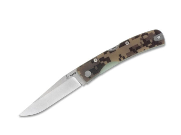 Manly Peak RWL 34 Desert Camo Two Hand Taschenmesser mit Hosenclip