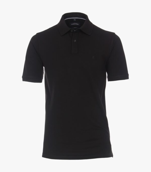 Casa Moda Herren Polo-Shirt Basics schwarz