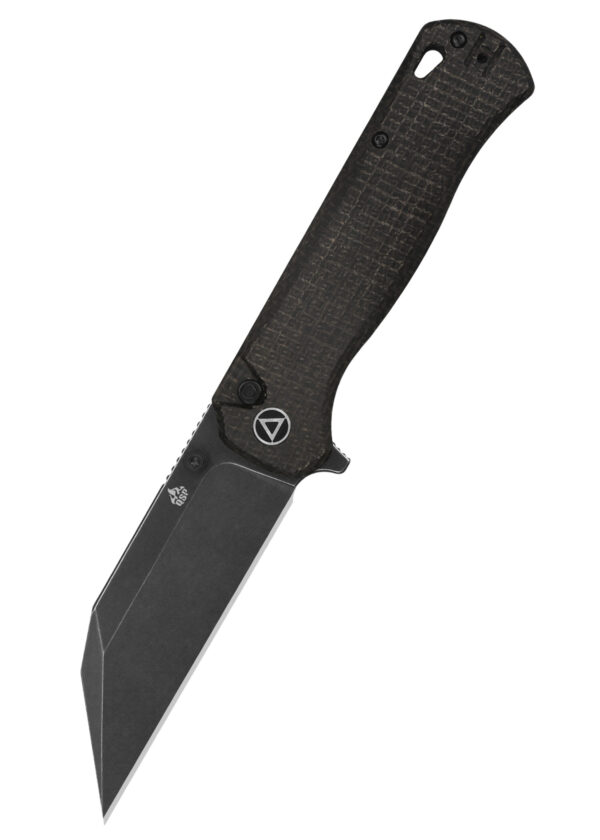 QSP Swordfish Einhandmesser mit Micarta - Griff in Braun