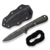 CIVIVI Mini Elementum Fixed Micarta Dark Green Damascus mit Scheide – Bild 6