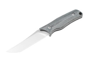 Kizer Elgon Micarta Black feststehendes Messer mit Scheide