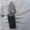MKM Mikro 1 Micarta Green Neckknife mit Lederscheide – Bild 5