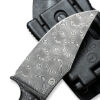 CIVIVI Midwatch CF Damascus feststehendes Messer mit Scheide – Bild 2