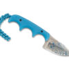 CRKT Minimalist Bowie Cthulhu Blue Neckknife mit Scheide – Bild 2