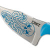 CRKT Minimalist Bowie Cthulhu Blue Neckknife mit Scheide – Bild 7