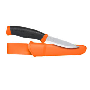 Morakniv® Companion F Orange feststehendes Messer mit Scheide