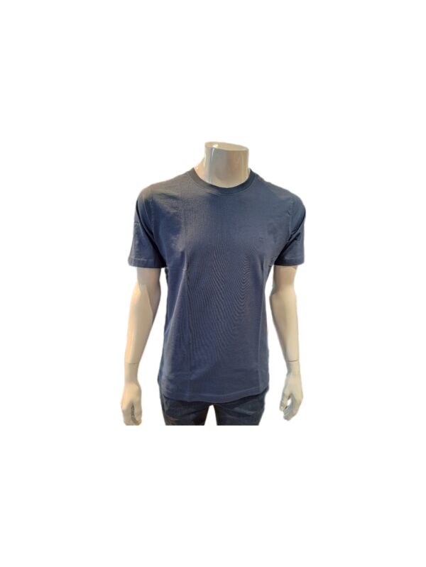 Casa Moda Herren T-Shirt Rundhals Basics blau