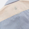 Colours & Sons Hemd 1/1 Arm Pinstripes colourblock blau / grün – Bild 3