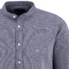 Fynch Hatton Herren Hemd Stehkragen langarm Streifen blau – Bild 3
