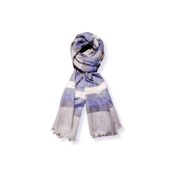 Hemley Damen Sommerschal Streifen grau