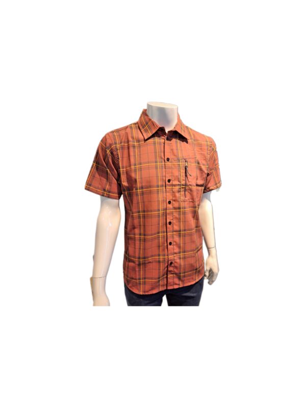 Icepeak Herren Hemd kurzarm karo Brigantine rot