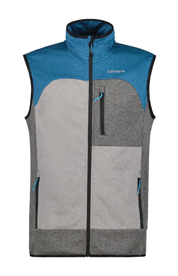 Icepeak Herren Midlayer Fleeceweste Baylis Grau