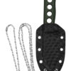 QSP Canary Neckknife mit G10 Griffschalen und Kydexscheide – Bild 3