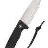 Schnitzel TRI feststehendes Outdoormesser, G10, schwarz – Bild 2