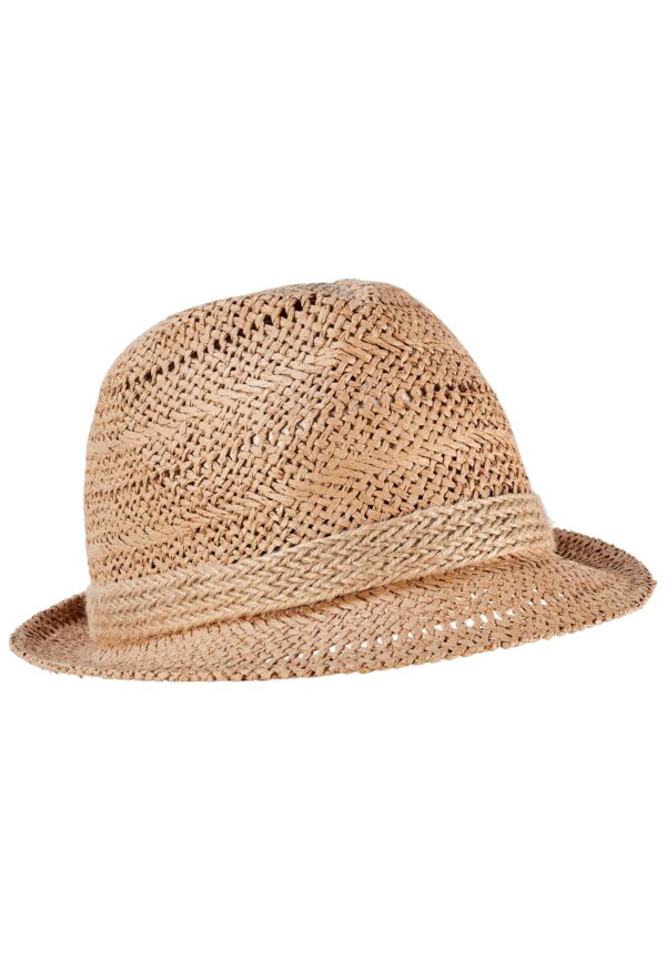 Camel Active Herren Strohhut mit Hutband beige
