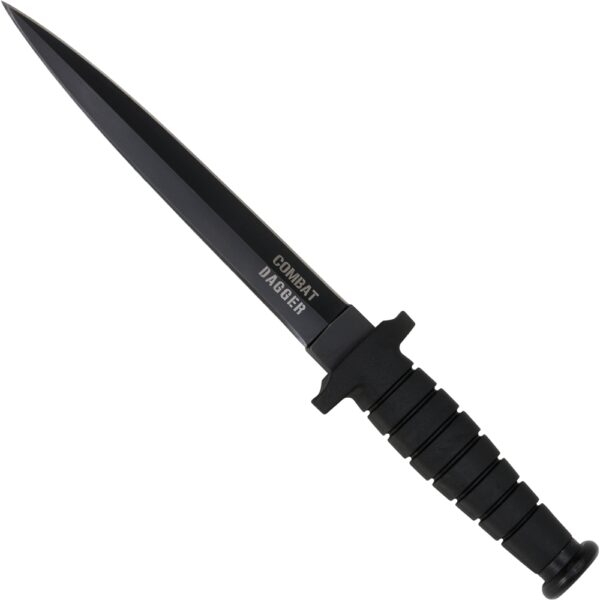 Haller Combat Dagger Dolch mit Gummi Griff in schwarz