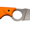 KH-Security Neckknife feststehendes Messer aus 420 Stahl orange – Bild 2