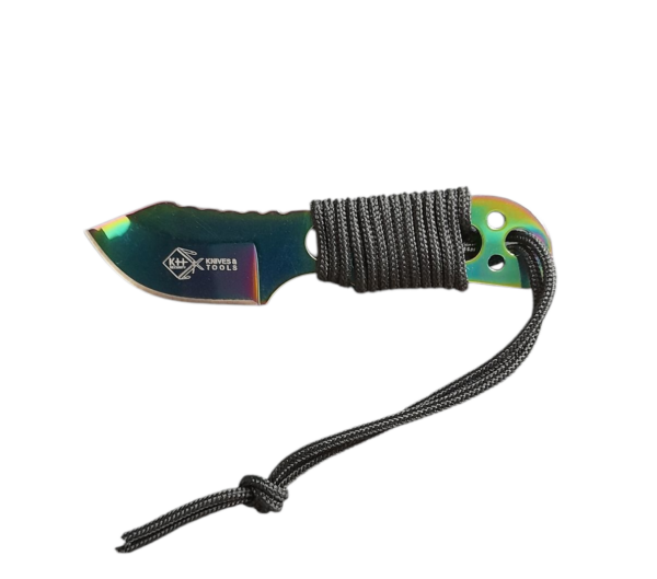 KH-Security Neckknife "Little Rainbow" mit Kydex Scheide