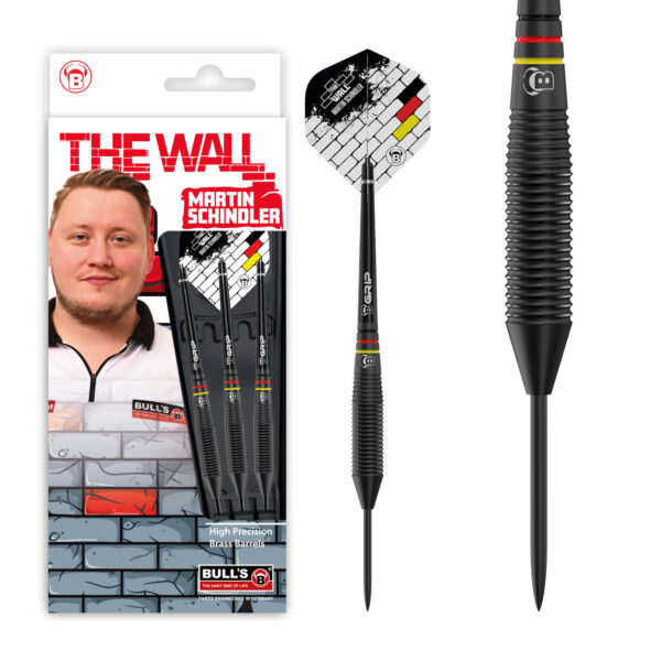 BULL'S Martin Schindler Black Brass Steeldart, 21g.