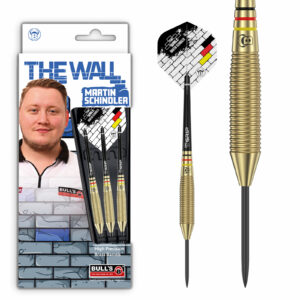 BULL'S Martin Schindler Natural Steeldart, 23g., Messing