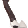 Wikinger Jagdbeil mit verziertem Holz Griff in Braun – Bild 3