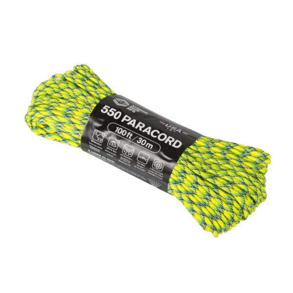 Paracord 550 Fallschirmschnur 30 Meter Xanthoria Gelb