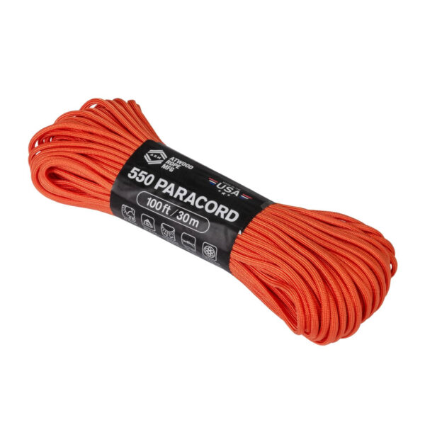 Paracord 550 Fallschirmschnur 30 Meter Burnt Orange