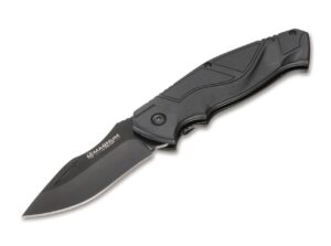 Magnum Advance All Black Pro 42 Taschenmesser mit Kunststoff Griff