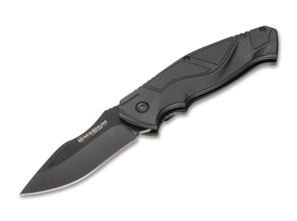 Magnum Advance All Black Pro 42 Taschenmesser mit Kunststoff Griff