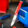 Böker Plus Atlas Red Slipjoint Taschenmesser mit Hosenclip – Bild 3