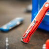 Böker Plus Atlas Red Slipjoint Taschenmesser mit Hosenclip – Bild 4