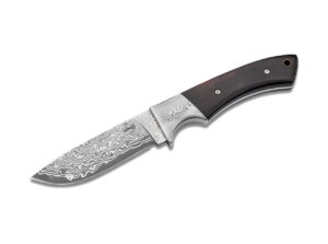 Böker Plus M-One Damast feststehendes Messer mit Scheide