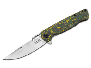 Böker Plus ME 109 Damast Einhandmesser mit Hosenclip