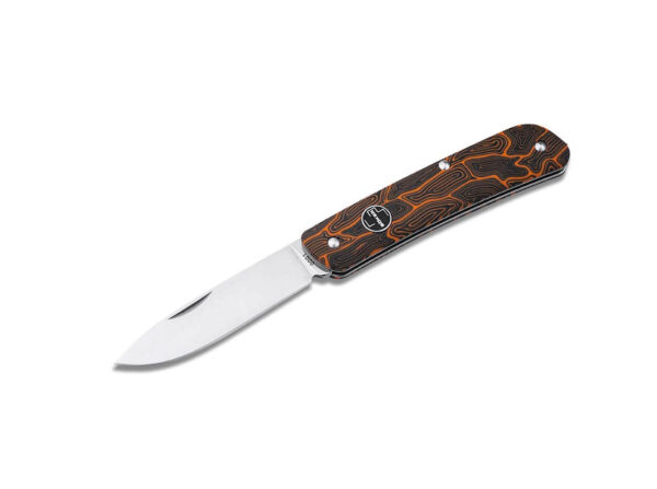 Böker Plus Tech Tool Orange Damast G10 Taschenmesser mit Hosenclip