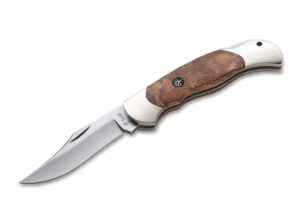 Böker Manufaktur Solingen Optima, Taschenmesser mit Thujaholz Griff