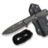 CIVIVI Mini Elementum Fixed Micarta Dark Green Damascus mit Scheide – Bild 5