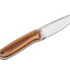 Böker Solingen TNT Micarta Braun feststehendes Messer mit Scheide – Bild 2