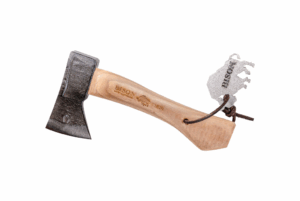 Bison 1879 leichtes Trekkingbeil, 500g, braun