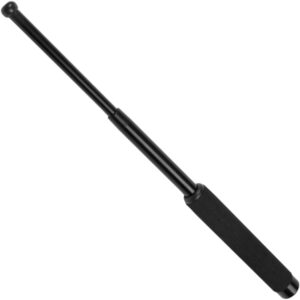 BlackField Teleskop-Schlagstock mit Moosgummi Griff in 41 cm