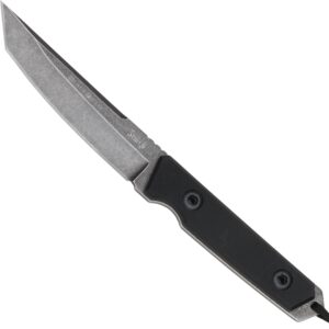 Black Field Shinji Tanto feststehendes Messer, 440 Stahl, schwarz