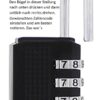 BGS Zahlenschloss mit 3 stelligem Code, schwarz – Bild 3