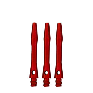 Bull´s Dart Aluminium Shaft, short, Simplex, Rot