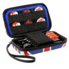 Bull´s Dart Tasche Hardcase Orbis XL Union Jack rot weiss blau, 190x110x50mm – Bild 3