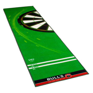 Dart Teppich Carpet Mat 120 mit Antirutsch, 280x66cm, Grün