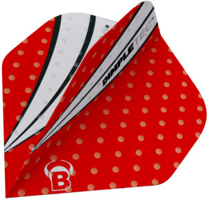 Bull´s Flights standard Dimpletec, 100 Micron, Rot