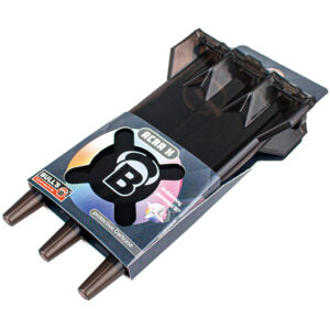 Bull´s Hartplastik Dartcase für Steeldarts, Softdarts AcraX, Schwarz