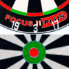 Bull´s Steel Board Dartscheibe Focus2+ Bunt – Bild 3