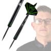Bull´s Steeldarts Luc Peters,90% Tungsten, 22g. Schwarz – Bild 4
