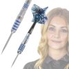Bull´s Steeldarts Sarah Milkowski 90%Tungsten, 22g, Blau – Bild 2
